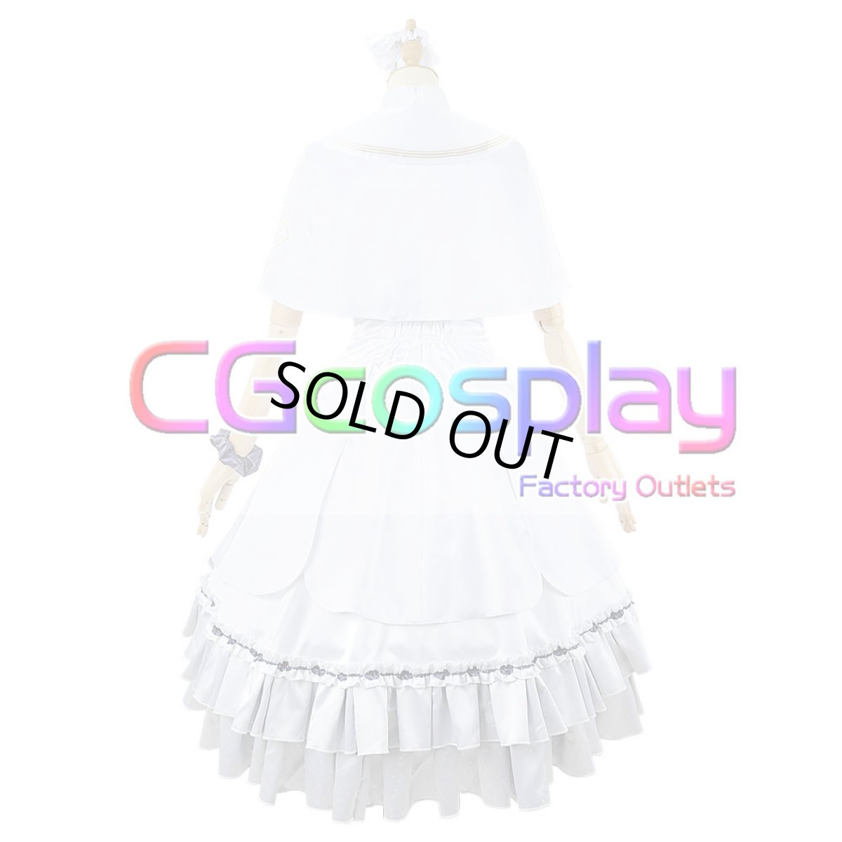 画像7: 「一部在庫」ブルーアーカイブ　聖園ミカ　コスプレ衣装 (7)