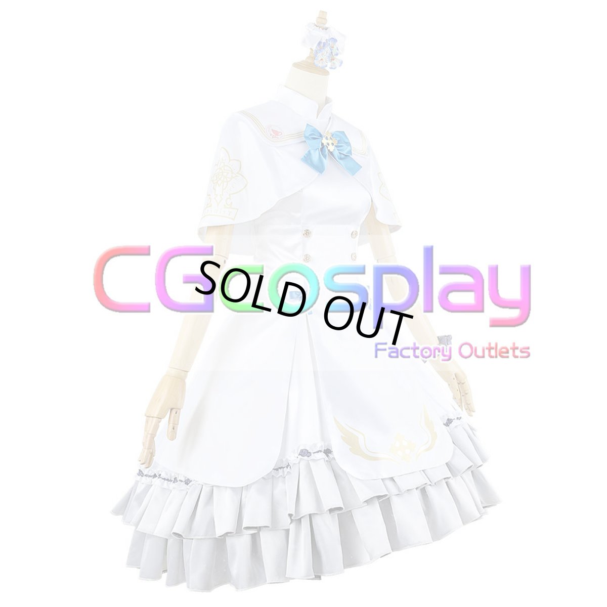 画像6: 「一部在庫」ブルーアーカイブ　聖園ミカ　コスプレ衣装 (6)