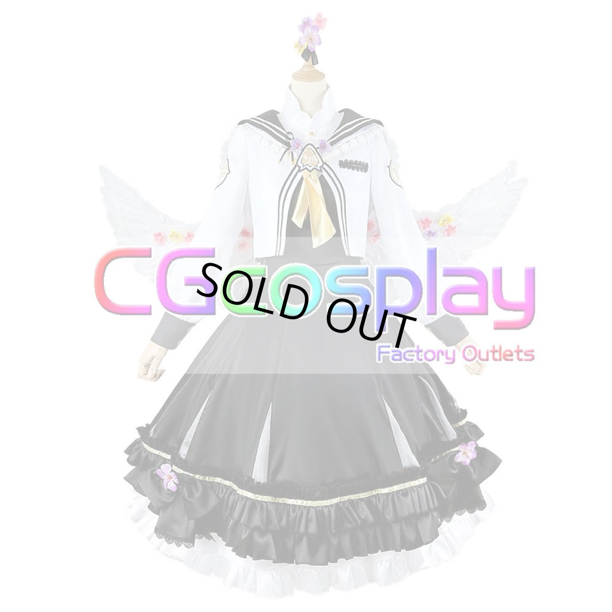 画像4: 「一部在庫」ブルーアーカイブ　白洲アズサ　コスプレ衣装 (4)