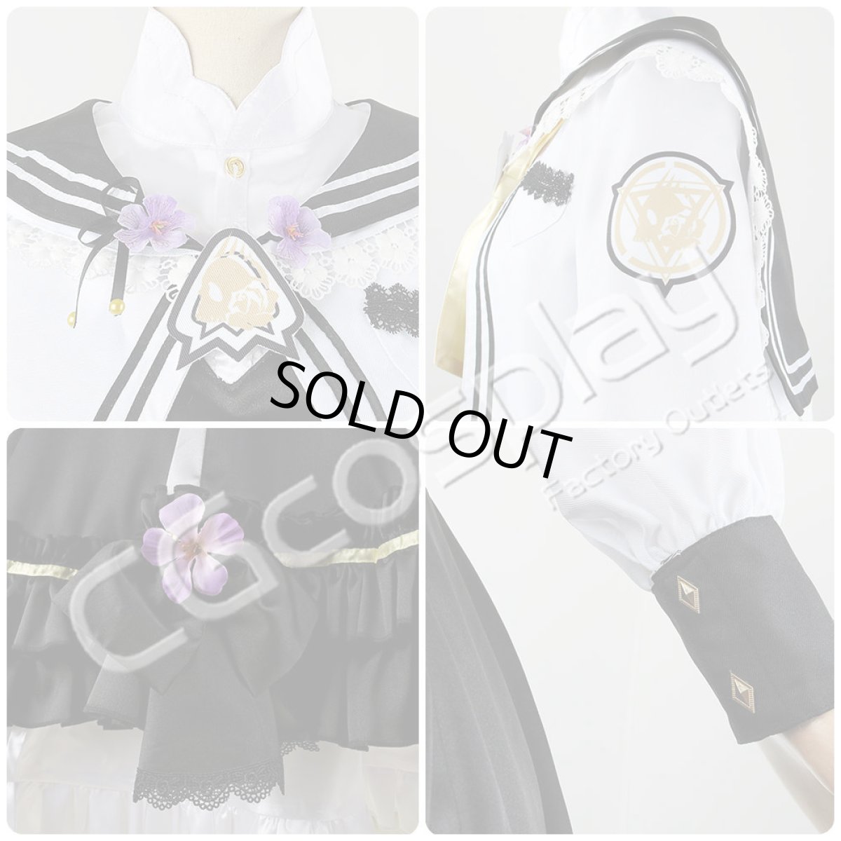 画像9: 「一部在庫」ブルーアーカイブ　白洲アズサ　コスプレ衣装 (9)