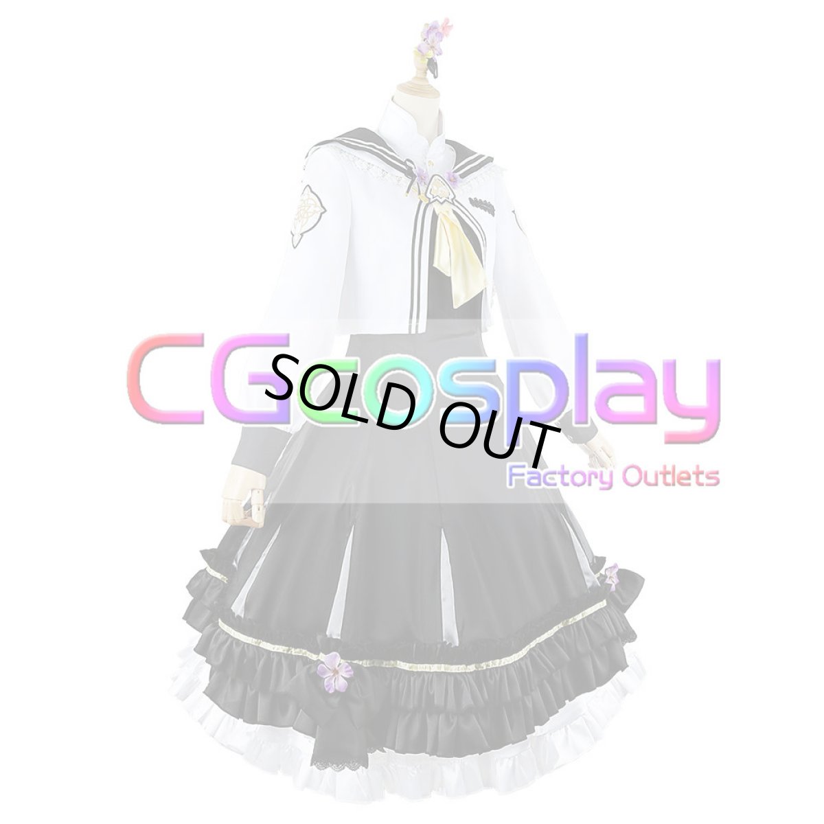 画像5: 「一部在庫」ブルーアーカイブ　白洲アズサ　コスプレ衣装 (5)