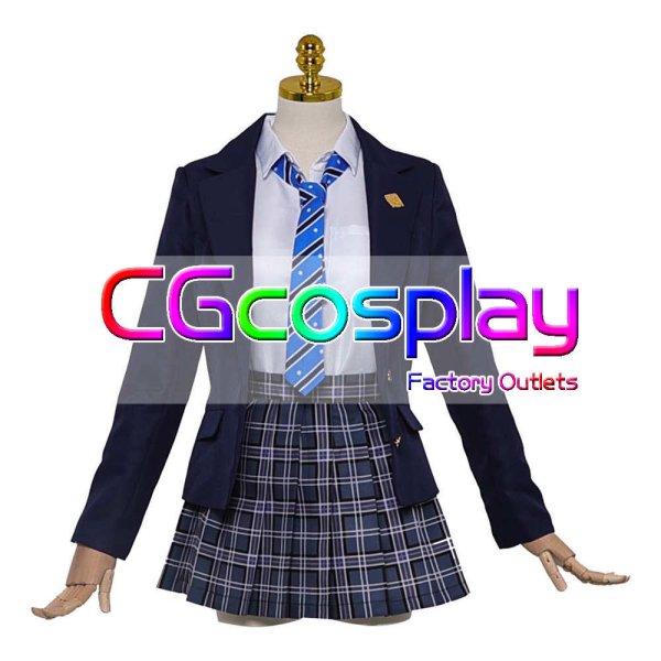 バーチャルYouTuber VTuber 白銀ノエル 制服 コスプレ衣装