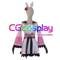 画像1: 激安!!　ウマ娘プリティーダービー　サクラチヨノオー　コスプレ衣装 (1)
