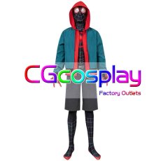 画像1: スパイダーマン:スパイダーバース（Spider-Man: Into the Spider-Verse）　マイルス・モラレス　コスプレ衣装　 (1)