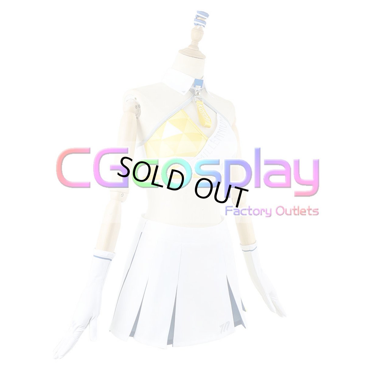 画像6: 「一部在庫」ブルーアーカイブ　キヴォトス大運動会 晄輪大祭　豊見コトリ　猫塚ヒビキ　チア服　コスプレ衣装 (6)