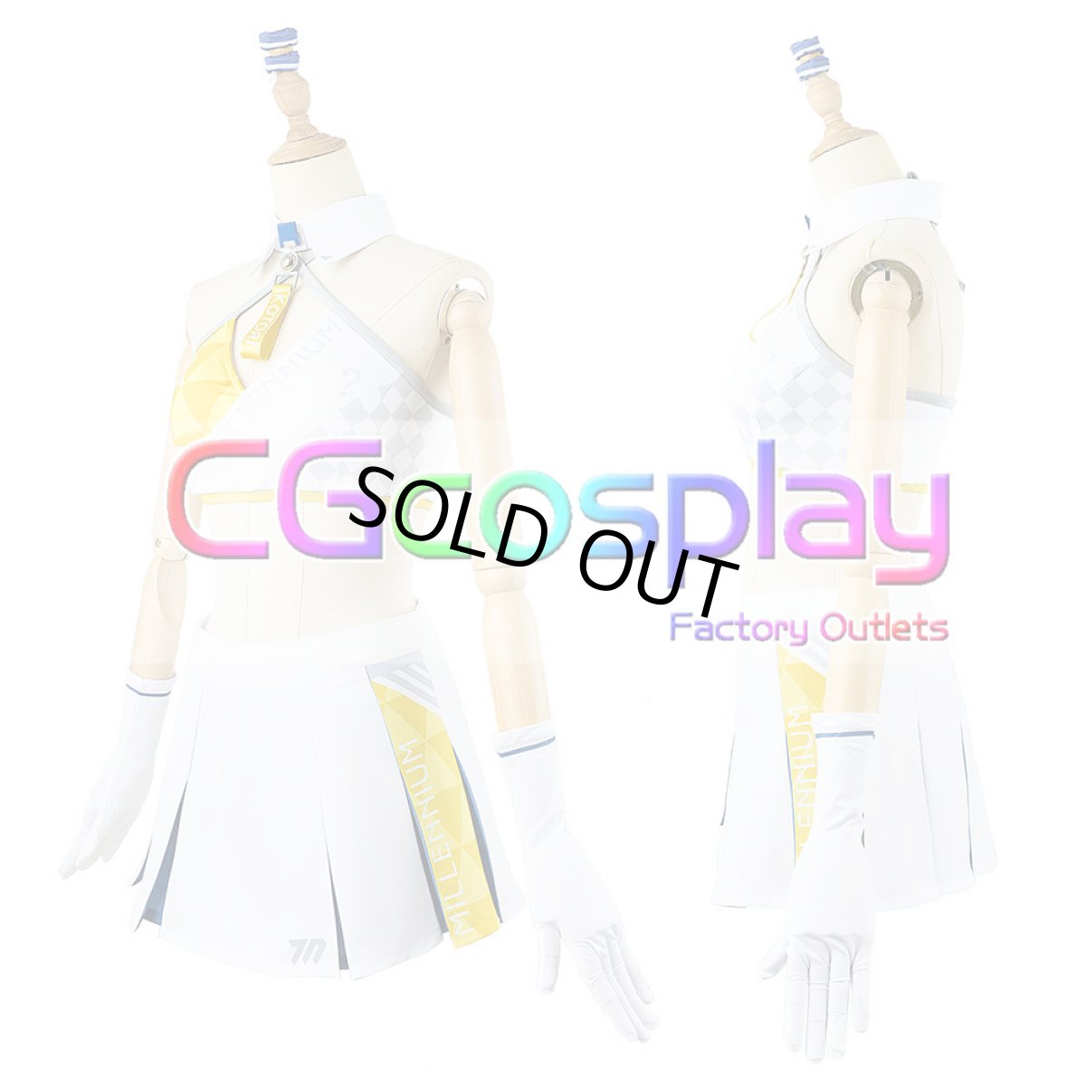 画像7: 「一部在庫」ブルーアーカイブ　キヴォトス大運動会 晄輪大祭　豊見コトリ　猫塚ヒビキ　チア服　コスプレ衣装 (7)