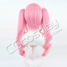 画像2: バーチャルYouTuber　VTuber　森美声　ツイテール　コスプレウィッグ　コスプレ衣装 (2)