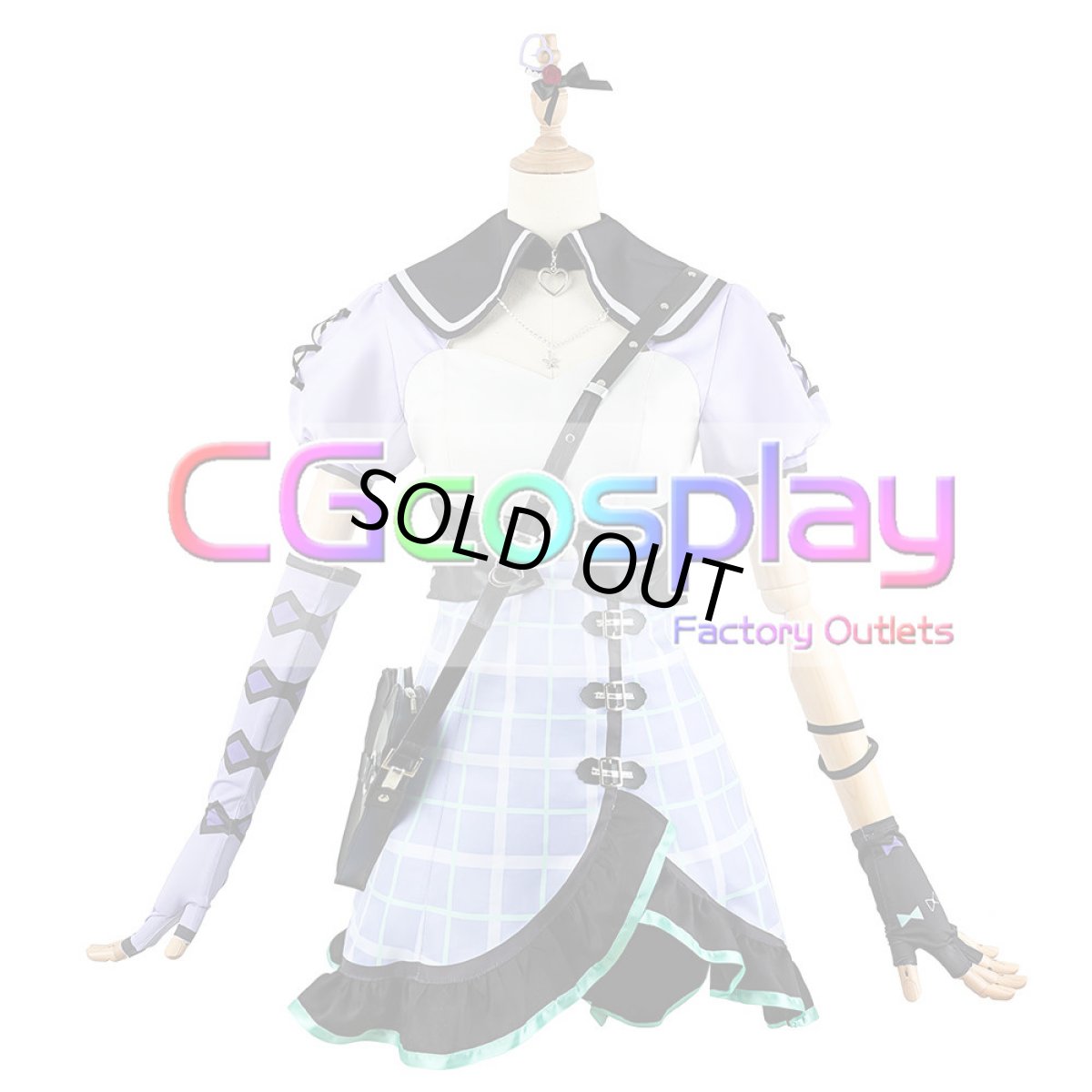 画像5: 「一部在庫」プロジェクトセカイ カラフルステージ！ 25時、ナイトコードで。　星4　何かが違う食卓　朝比奈まふゆ　コスプレ衣装 (5)