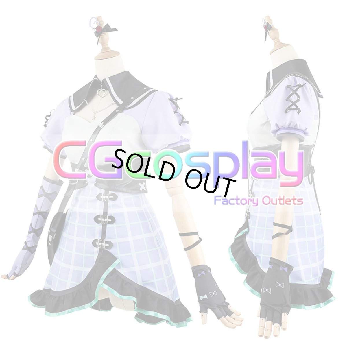 画像7: 「一部在庫」プロジェクトセカイ カラフルステージ！ 25時、ナイトコードで。　星4　何かが違う食卓　朝比奈まふゆ　コスプレ衣装 (7)