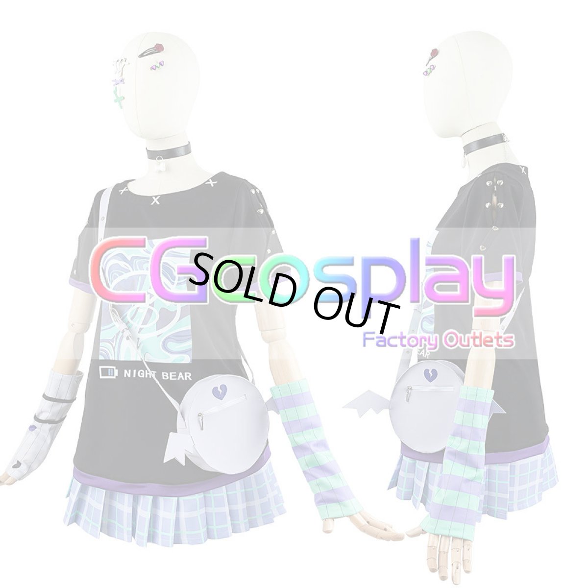 画像6: 「一部在庫」プロジェクトセカイ カラフルステージ！ 25時、ナイトコードで。　星4　この街一番の専門店で　宵崎奏　コスプレ衣装 (6)