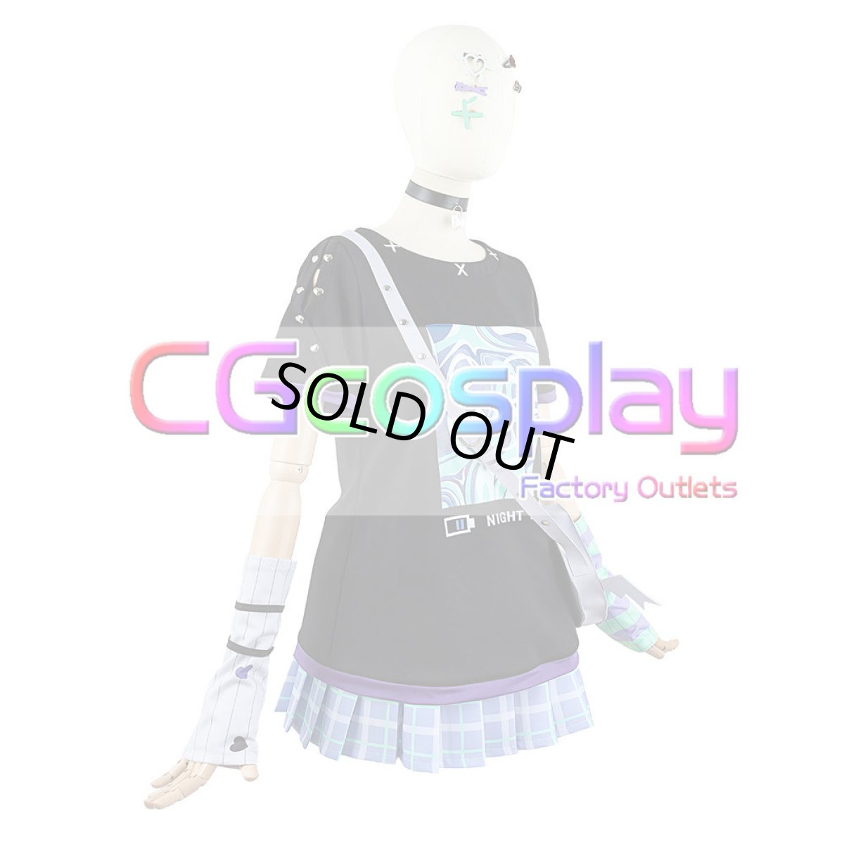 画像7: 「一部在庫」プロジェクトセカイ カラフルステージ！ 25時、ナイトコードで。　星4　この街一番の専門店で　宵崎奏　コスプレ衣装 (7)