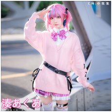画像2: 「一部在庫」バーチャルYouTuber　VTuber　ホロライブ　5億年ぶりの新衣装　湊あくあ　コスプレ衣装 (2)