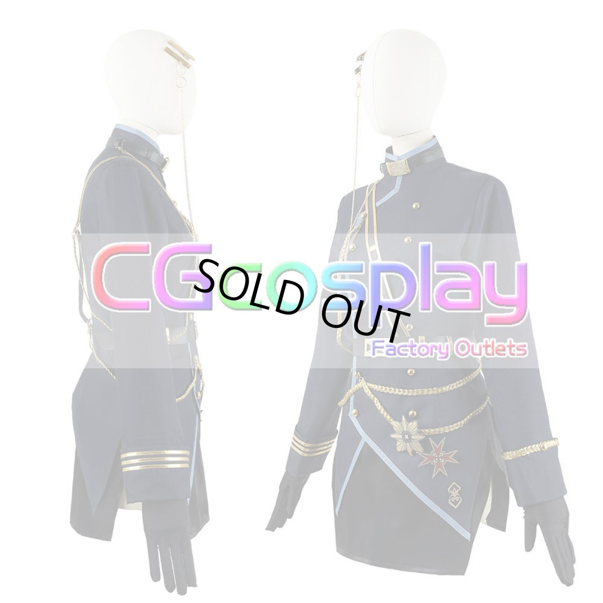 画像8: 「一部在庫」ブルーアーカイブ　ゲヘナ学園　風紀委員会　空崎ヒナ　コスプレ衣装 (8)