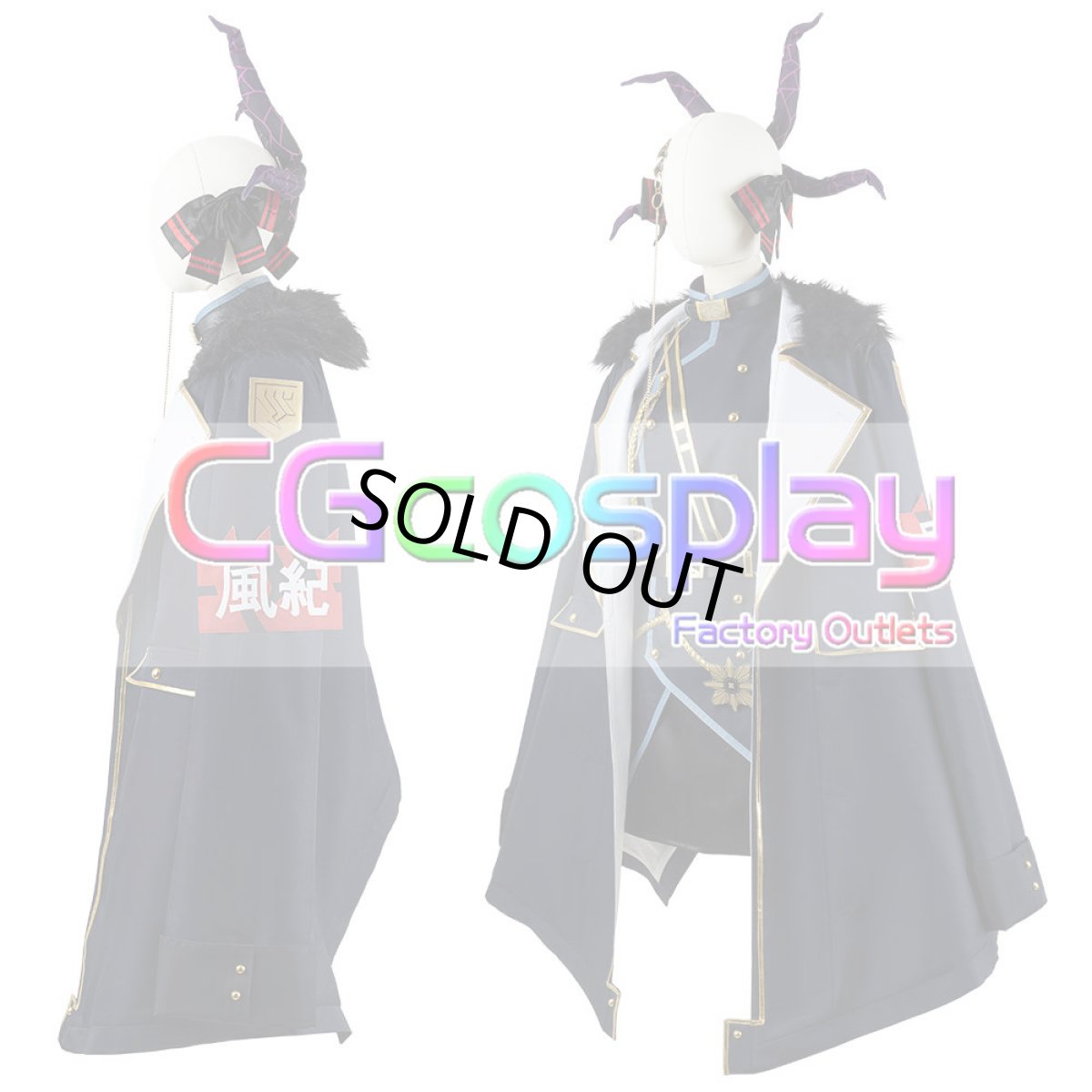 画像6: 「一部在庫」ブルーアーカイブ　ゲヘナ学園　風紀委員会　空崎ヒナ　コスプレ衣装 (6)