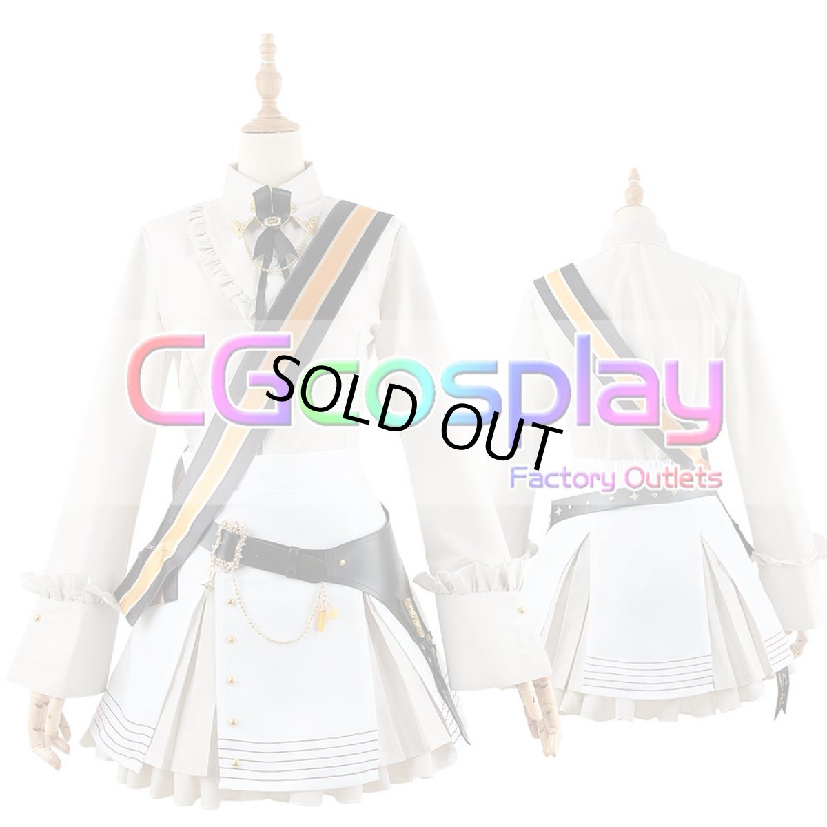 画像7: 「一部在庫」プロジェクトセカイ カラフルステージ！ feat. 初音ミク　2.5周年お祝い　記念限定衣装　「Magic Academy of Sekai」　女性用　鏡音リン　桃井愛莉　花里みのり　天馬咲希　東雲絵名　コスプレ衣装 (7)