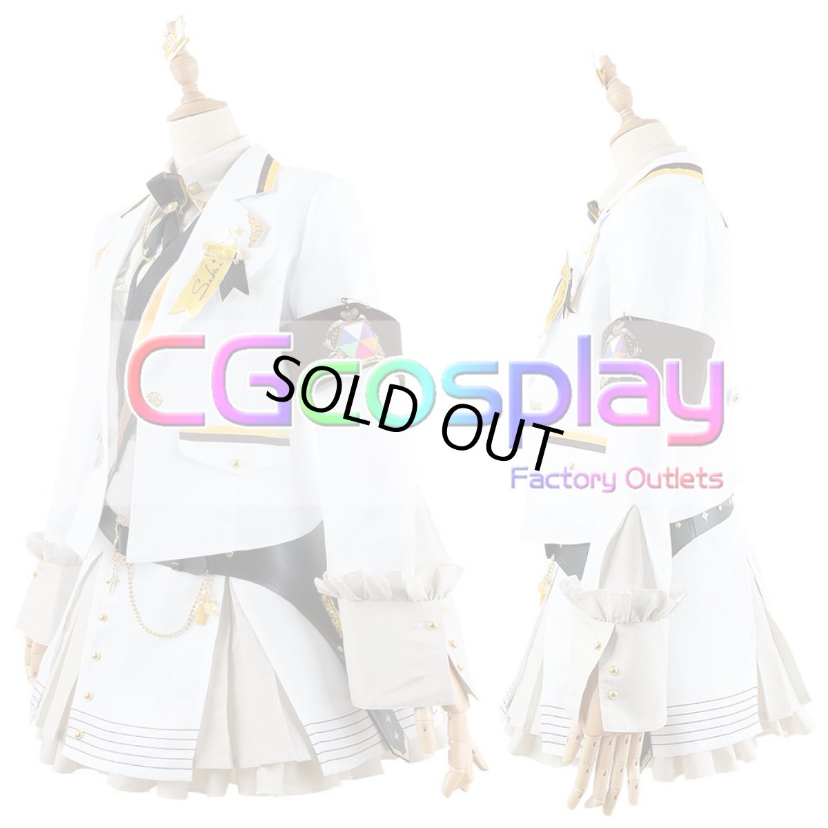 画像5: 「一部在庫」プロジェクトセカイ カラフルステージ！ feat. 初音ミク　2.5周年お祝い　記念限定衣装　「Magic Academy of Sekai」　女性用　鏡音リン　桃井愛莉　花里みのり　天馬咲希　東雲絵名　コスプレ衣装 (5)