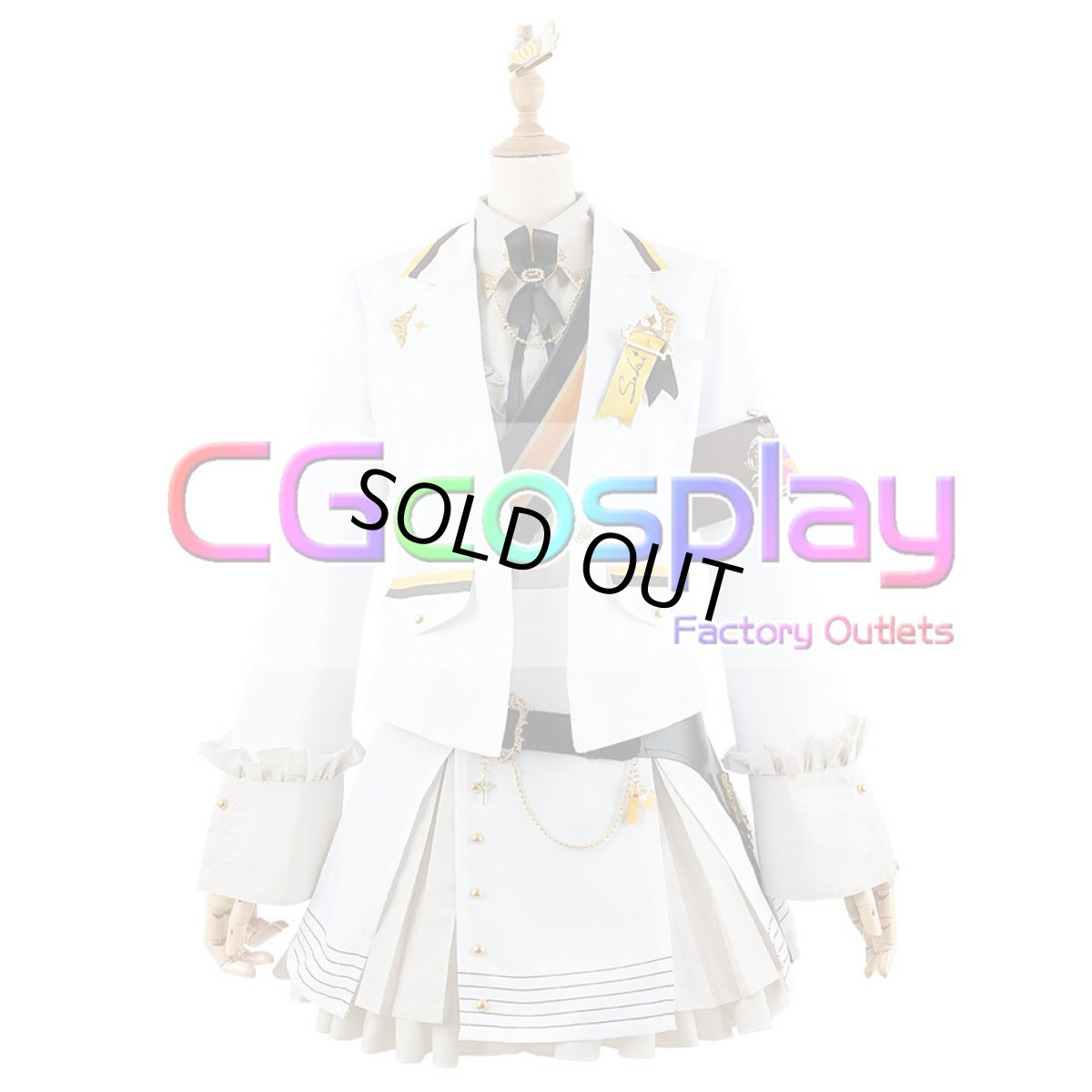 画像4: 「一部在庫」プロジェクトセカイ カラフルステージ！ feat. 初音ミク　2.5周年お祝い　記念限定衣装　「Magic Academy of Sekai」　女性用　鏡音リン　桃井愛莉　花里みのり　天馬咲希　東雲絵名　コスプレ衣装 (4)