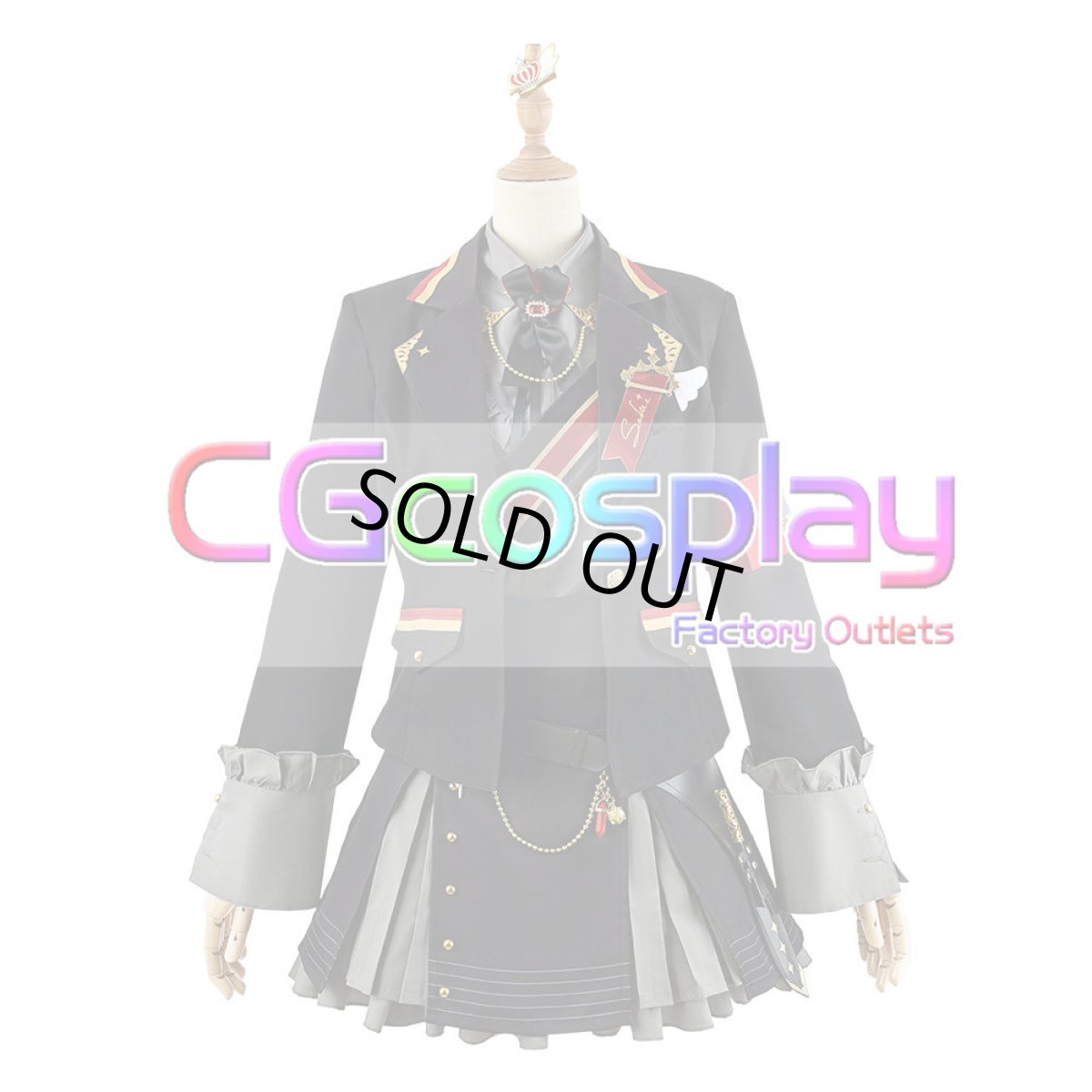 画像4: 「一部在庫」プロジェクトセカイ カラフルステージ！ feat. 初音ミク　2.5周年お祝い　記念限定衣装　「Magic Academy of Sekai」　MEIKO　望月穂波　宵崎奏　小豆沢こはね　コスプレ衣装 (4)