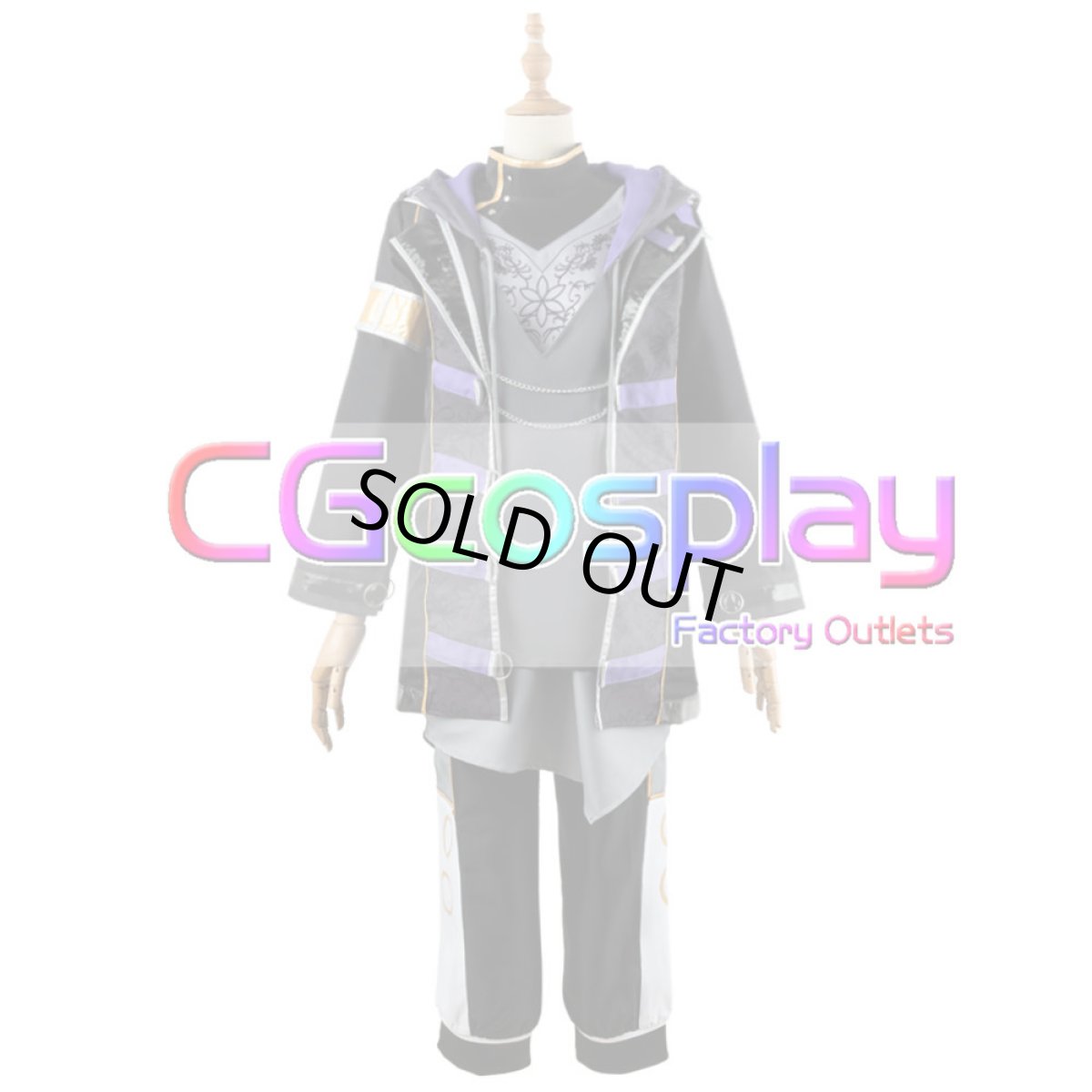 画像1: 「一部在庫」プロジェクトセカイ カラフルステージ！　マッドネス・ストリート 　[大歓声の熱狂を]　東雲彰人　コスプレ衣装 (1)