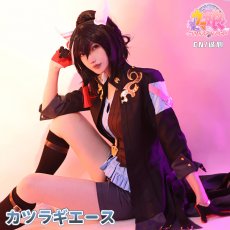 画像1: 「一部在庫」ウマ娘プリティーダービー 　カツラギエース　コスプレ衣装 (1)