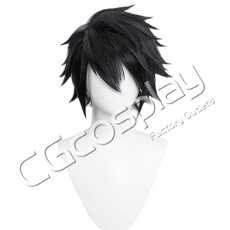 画像1: DEATH NOTE（デスノート）　エル＝ローライト（L Lawliet）　コスプレウィッグ　コスプレ衣装 (1)