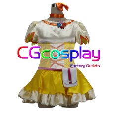 画像1: フレッシュプリキュア!　山吹祈里(キュアパイン)　 コスプレ衣装　 (1)