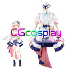 画像1: バーチャルYouTuber　Vtuber　ホロライブ　桃鈴ねね　戌神ころね　猫又おかゆ　兎田ぺこら　白銀ノエル　宝鐘マリン　博衣こより　風真いろは　癒月ちょこ　大空スバル　大神ミオ　姫森ルーナ　獅白ぼたん　雪花ラミィ　尾丸ポルカ　ときのそら　AZKi　夏色まつり　アキ・ローゼンタール　天音かなた　常闇トワ　ラプラス・ダークネス　鷹嶺ルイ  　ブライト衣装　ズボンver.　コスプレ衣装 (1)