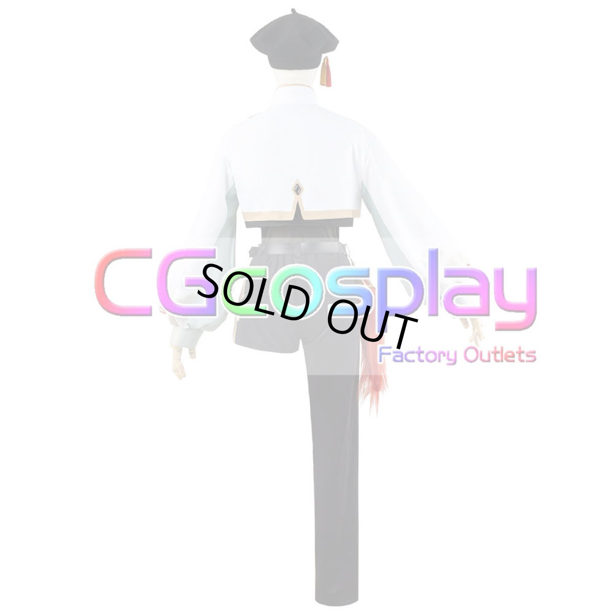 画像8: 50％off　在庫品（翌日発送）　（女性用Sサイズ）　バーチャルYouTuber　VTuber　緑　仙　3D新衣装　コスプレ衣装 (8)