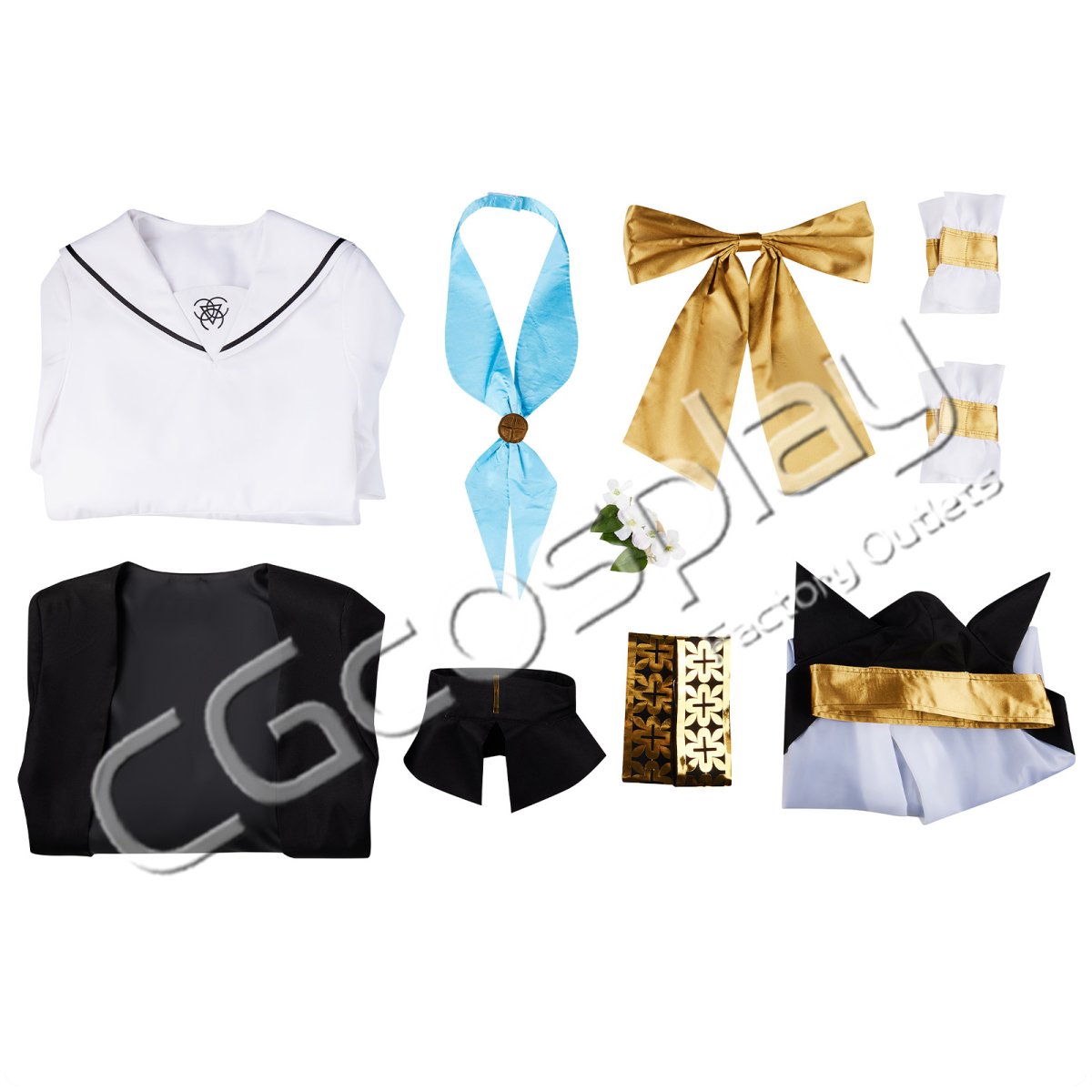 画像5: ブルーアーカイブ　ブルアカ　伊落マリー　コスプレ衣装 (5)