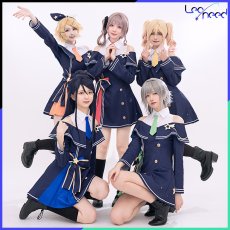 画像1: プロジェクトセカイ　プロセカ　夜もすがら君想ふ  Leoneed x 鏡音リン　星乃一歌 　天馬咲希　日野森志歩　望月穂波　コスプレ衣装 (1)
