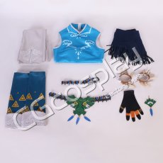 画像4: ゼルダの伝説 ティアーズ オブ ザ キングダム　リンク　吹雪の服　コスプレ衣装 (4)