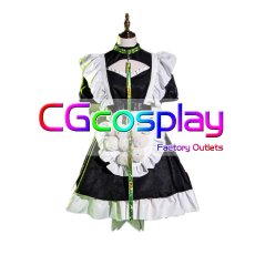 画像1: バーチャルYouTuber　VTuber　阿?（アザ/Aza）　メイド服　コスプレ衣装 (1)