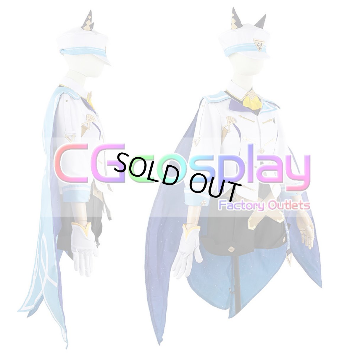 画像5: 「一部在庫」ウマ娘プリティーダービー　シュヴァルグラン　勝負服　コスプレ衣装 (5)