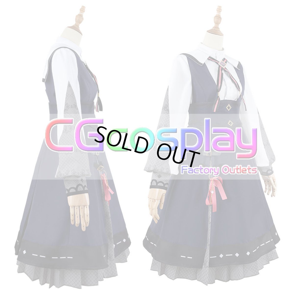 画像6: 「一部在庫」プロジェクトセカイ　MORE MORE JUMP!　フィアー・トラッド　[離れていく距離]　桃井愛莉　コスプレ衣装 (6)