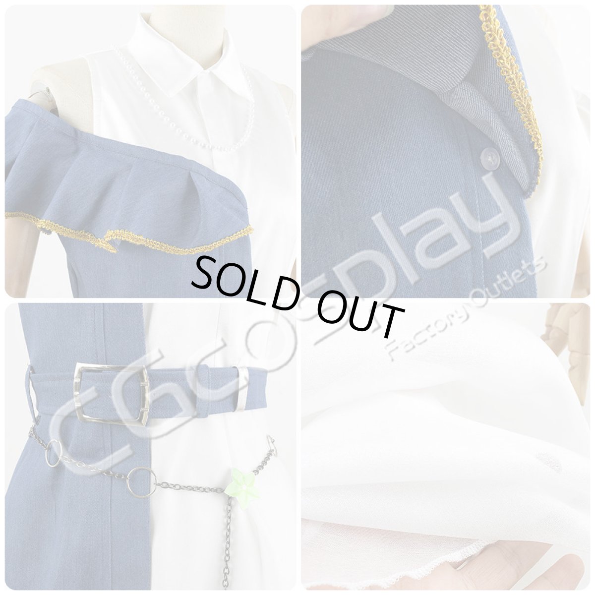 画像25: 「一部在庫」It's MyGO!!!!! 　高松 燈　長崎 そよ　椎名 立希　千早 愛音　要 楽奈　コスプレ衣装 (25)