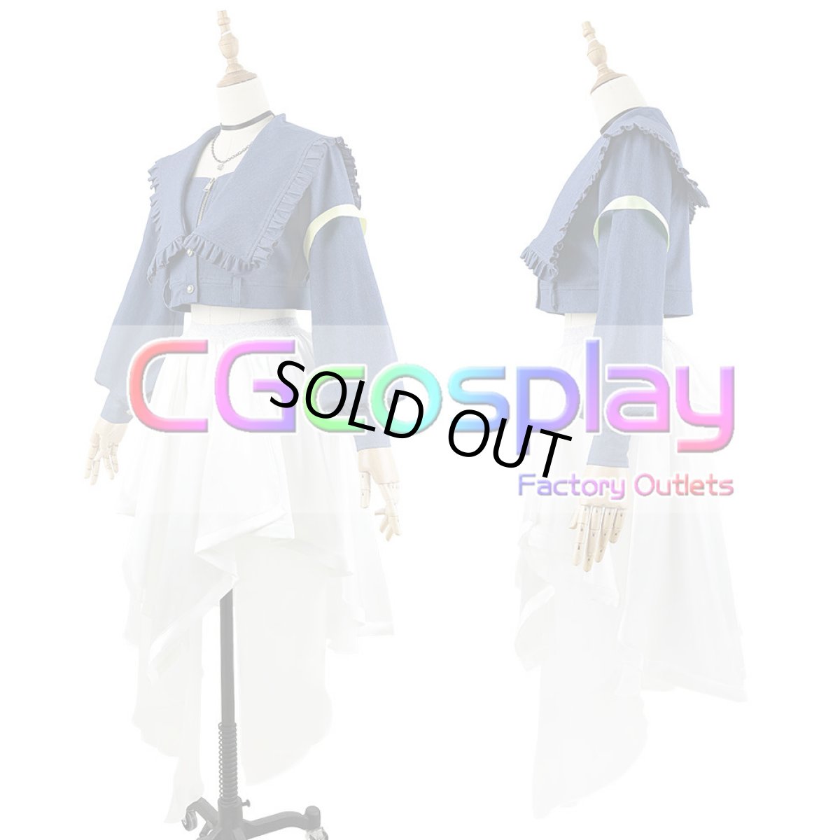 画像28: 「一部在庫」It's MyGO!!!!! 　高松 燈　長崎 そよ　椎名 立希　千早 愛音　要 楽奈　コスプレ衣装 (28)