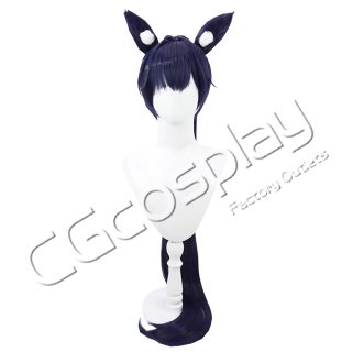 ブルーアーカイブ 浅黄睦月(正月) コスプレウィッグ コスプレ衣装