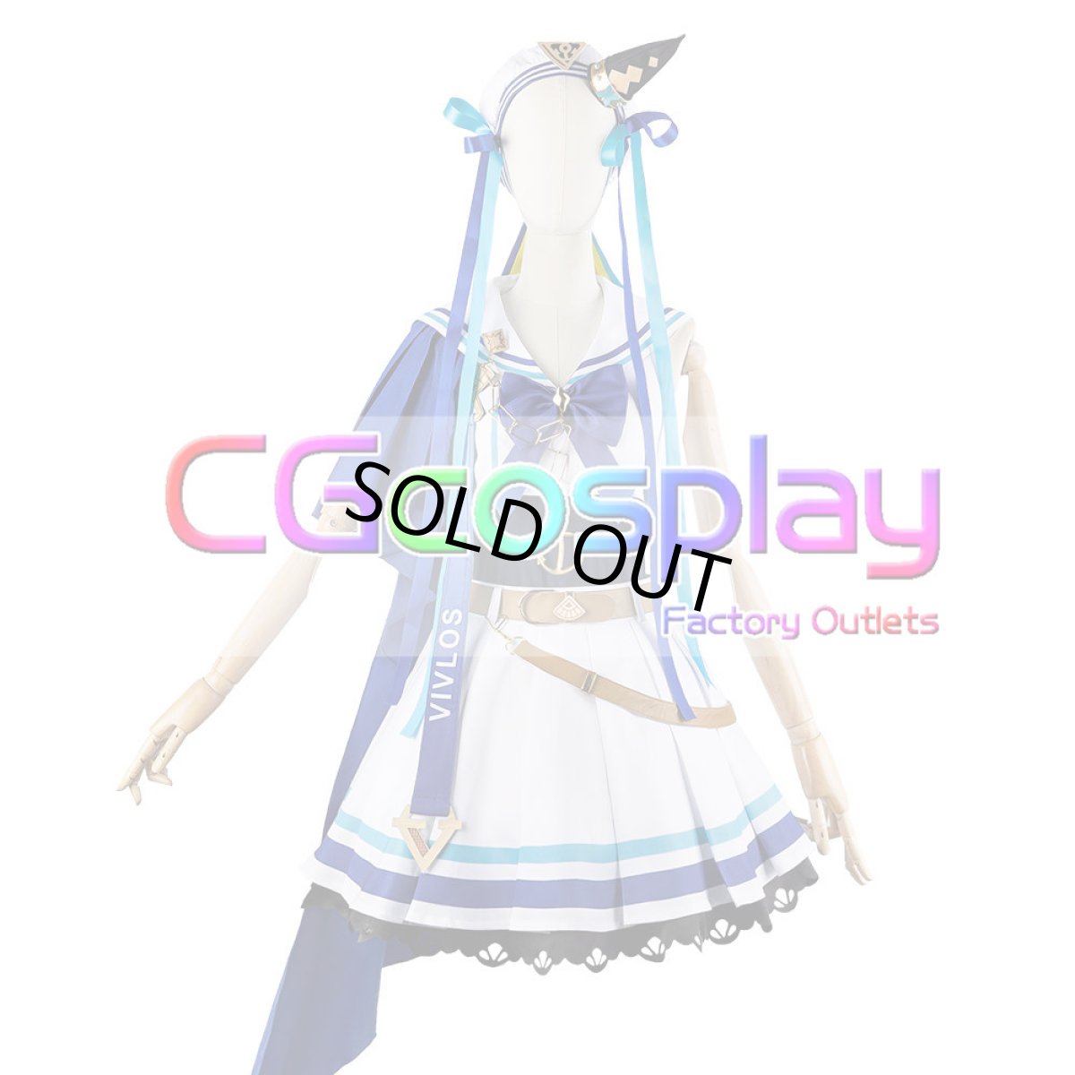 画像8: 20%off 「一部在庫」ウマ娘プリティーダービー　ヴィブロス　勝負服　コスプレ衣装 (8)