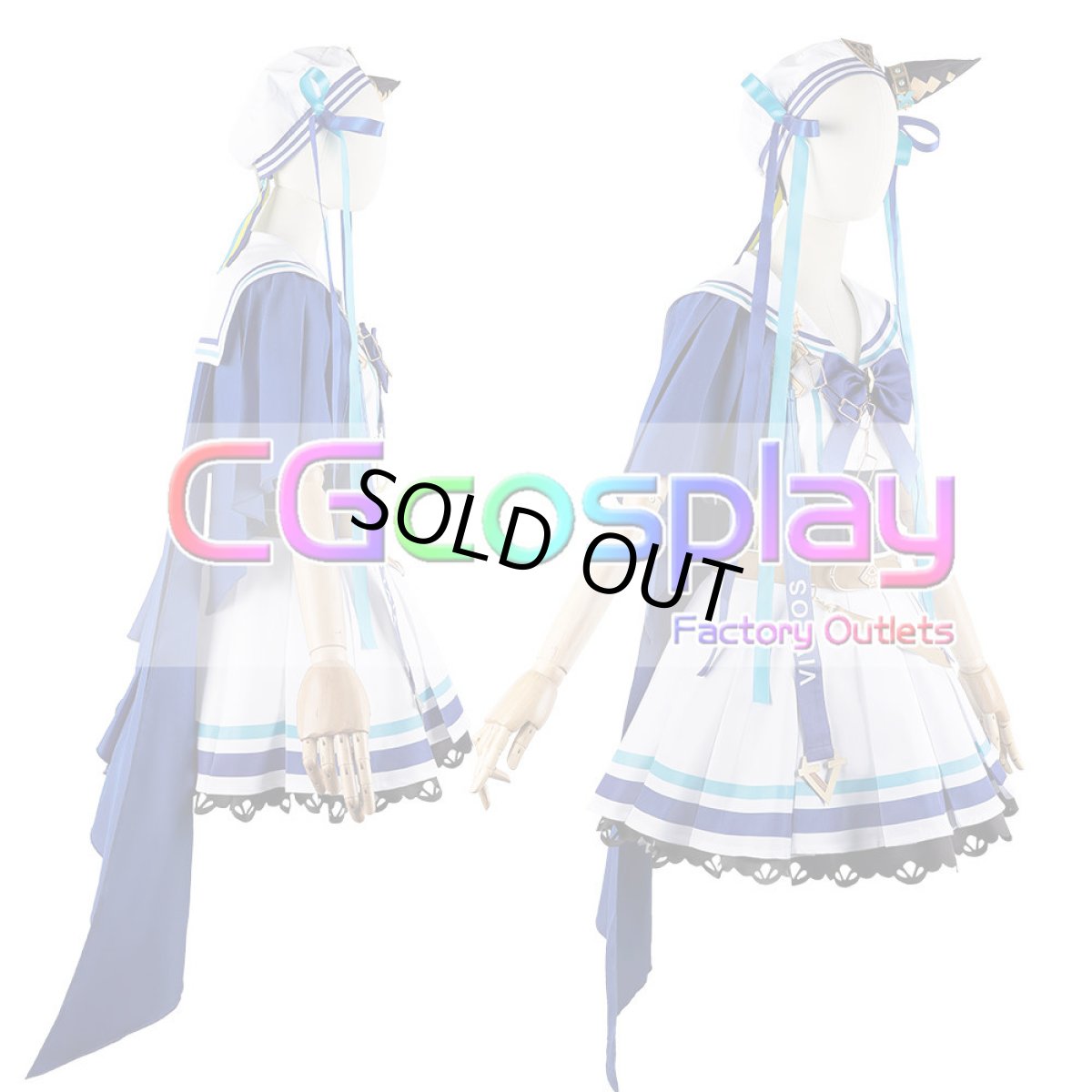 画像9: 20%off 「一部在庫」ウマ娘プリティーダービー　ヴィブロス　勝負服　コスプレ衣装 (9)