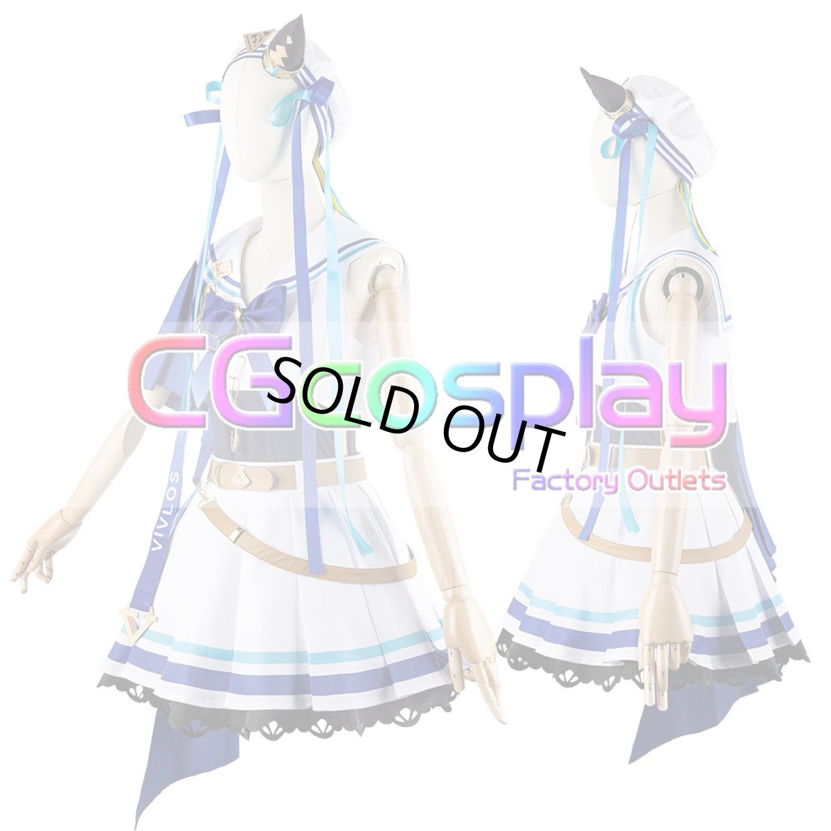画像10: 20%off 「一部在庫」ウマ娘プリティーダービー　ヴィブロス　勝負服　コスプレ衣装 (10)