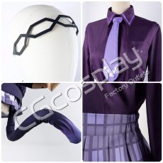 画像6: バーチャルYouTuber　Vtuber　ホロライブ　紫咲シオン　制服風衣装　コスプレ衣装 (6)
