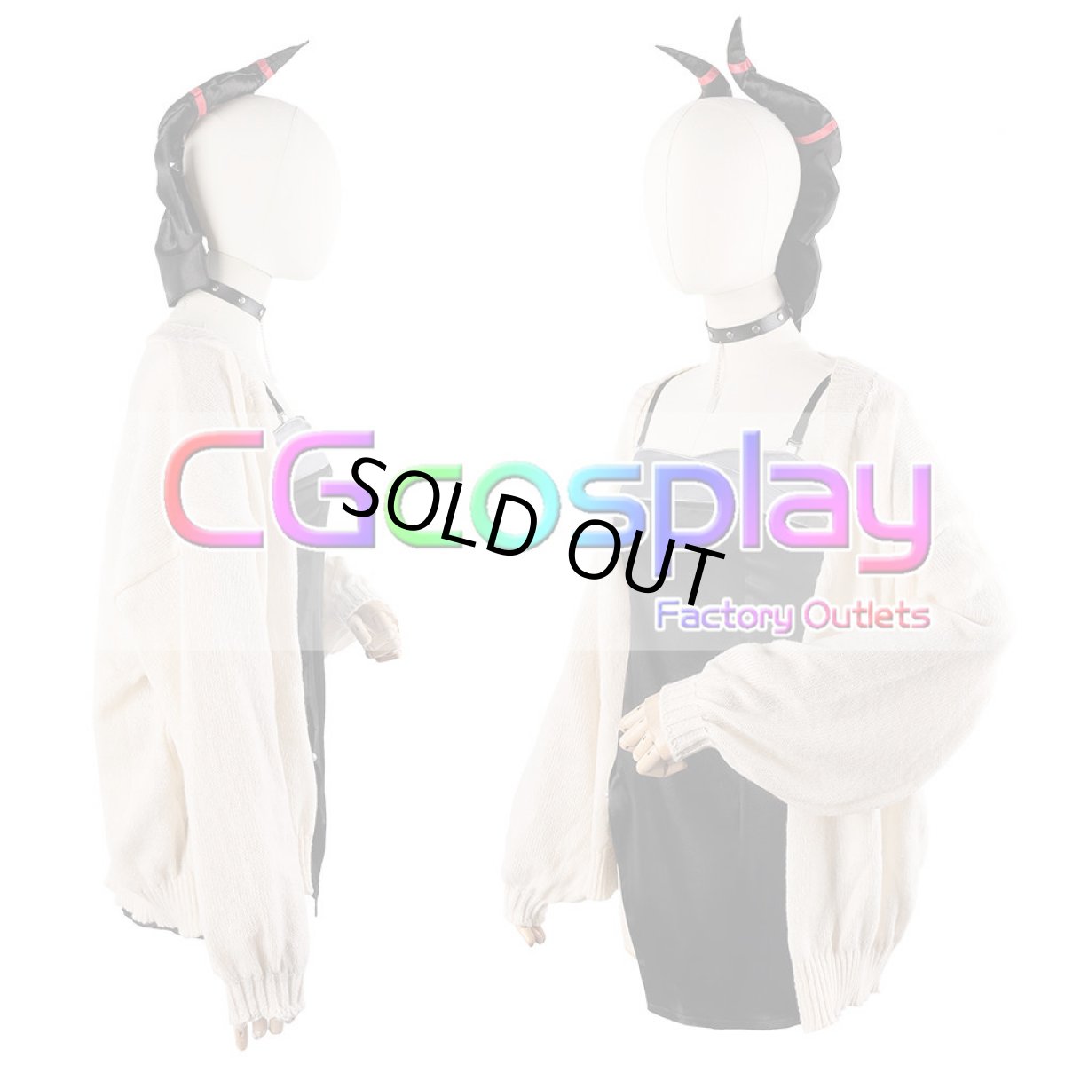 画像6: 「一部在庫」ブルーアーカイブ　鬼方カヨコ（ドレス）　コスプレ衣装 (6)