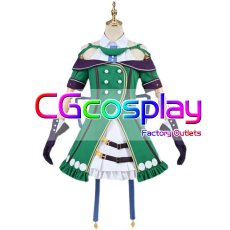 画像1: ウマ娘プリティーダービー　Umamusume: Pretty Derby　ウマ娘　キングヘイロー　勝負服　コスプレ衣装 (1)