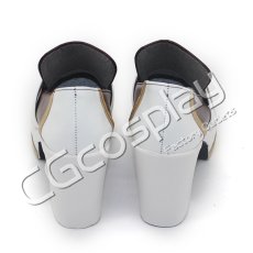 画像3: ウマ娘プリティーダービー　キングヘイロー　白く気高き激励の装　応援団衣装　コスプレ靴/ブーツ　コスプレ衣装 (3)