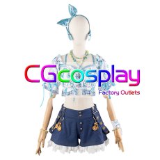 画像16: 「一部在庫」ラブライブ！蓮ノ空女学院スクールアイドルクラブ　日野下花帆　乙宗梢　村野さやか　夕霧綴理　大沢瑠璃乃　藤島慈　全員　夏めきペイン　コスプレ衣装 (16)