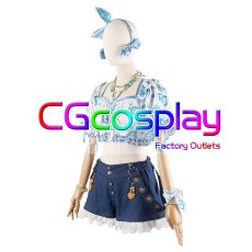 画像17: 「一部在庫」ラブライブ！蓮ノ空女学院スクールアイドルクラブ　日野下花帆　乙宗梢　村野さやか　夕霧綴理　大沢瑠璃乃　藤島慈　全員　夏めきペイン　コスプレ衣装 (17)