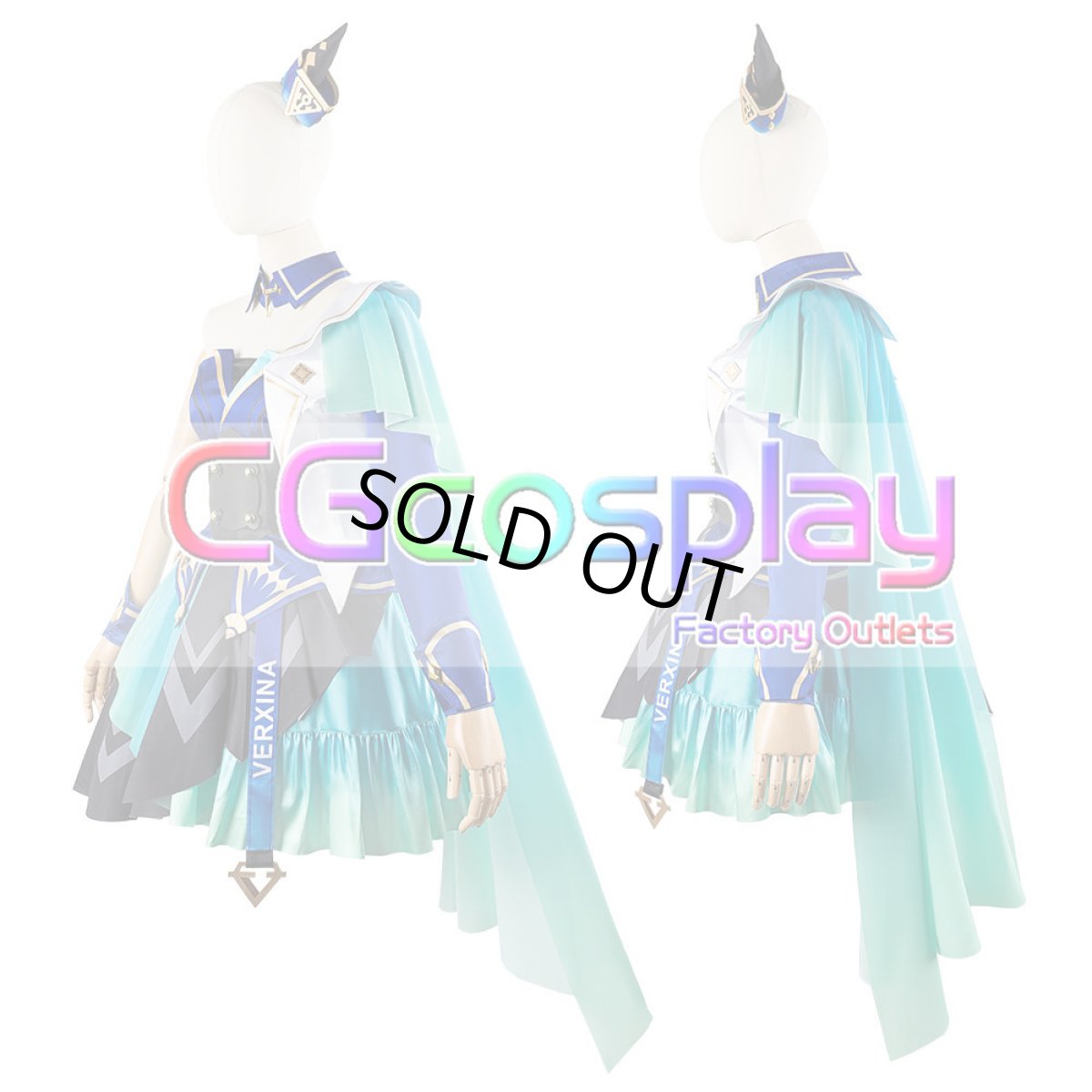 画像6: 20%off 「一部在庫」ウマ娘プリティーダービー　ヴィルシーナ　勝負服　コスプレ衣装 (6)