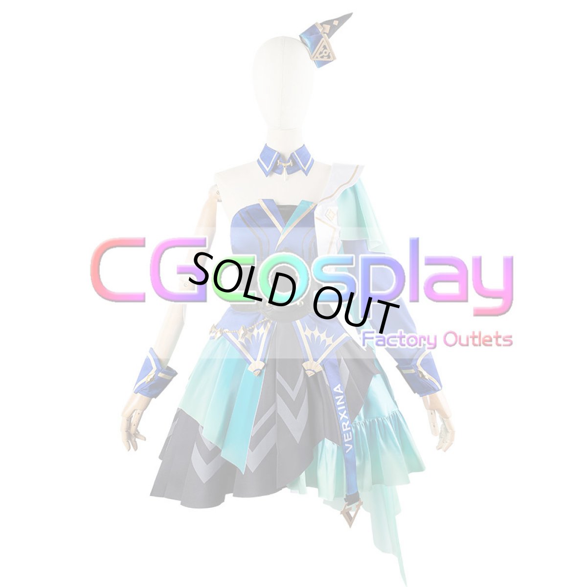 画像4: 20%off 「一部在庫」ウマ娘プリティーダービー　ヴィルシーナ　勝負服　コスプレ衣装 (4)