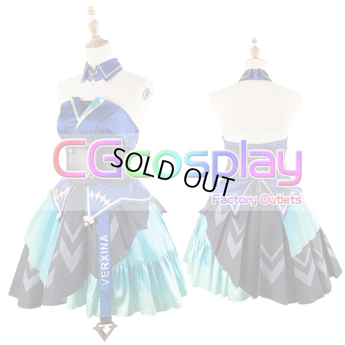 画像8: 20%off 「一部在庫」ウマ娘プリティーダービー　ヴィルシーナ　勝負服　コスプレ衣装 (8)
