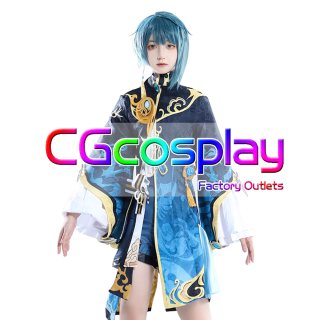 原神(げんしん) 行秋(ゆくあき) コスプレ靴/ブーツ コスプレ衣装